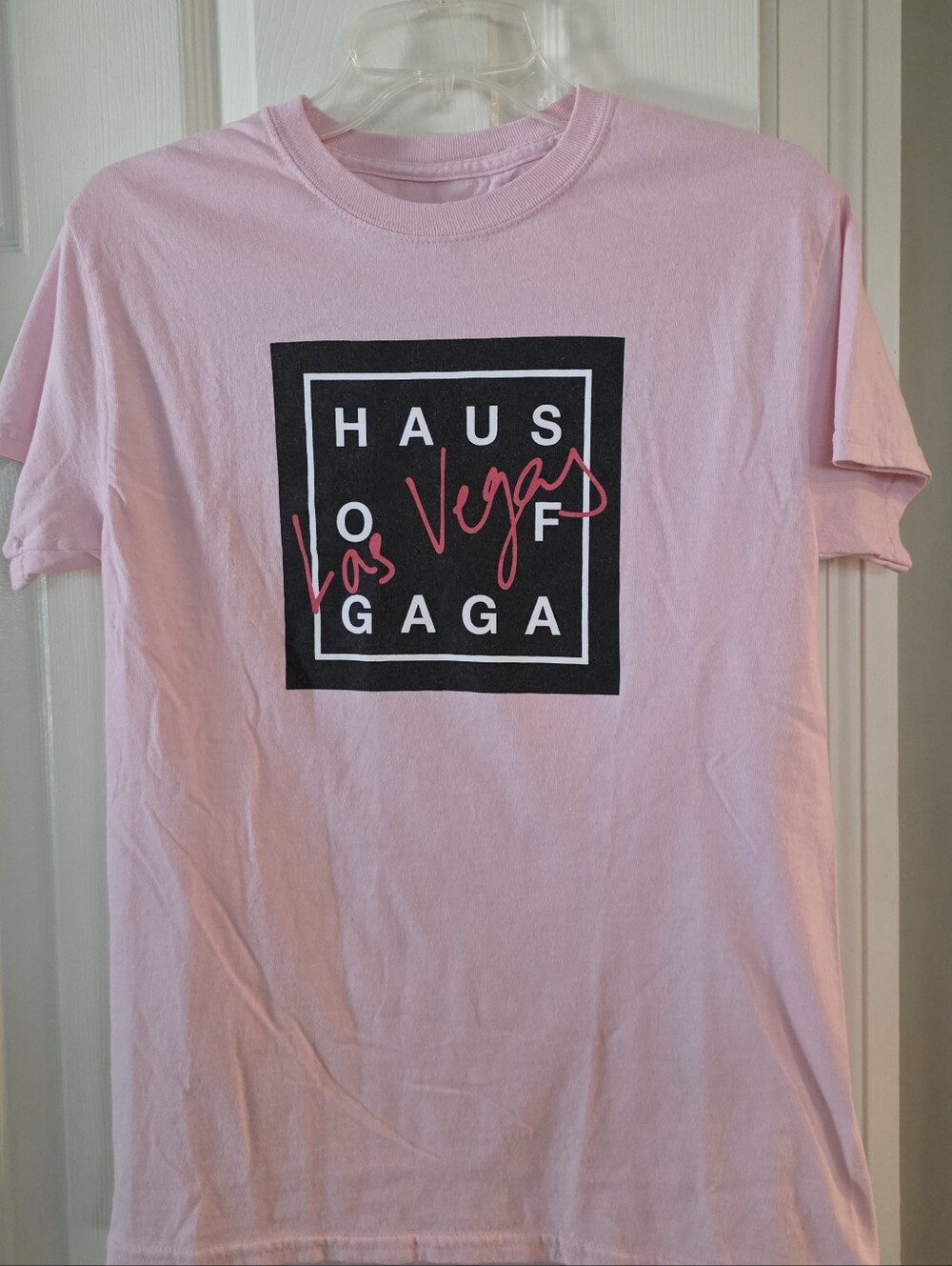 Haus Of Gaga Las Vegas Womens Pink T Shirt Small